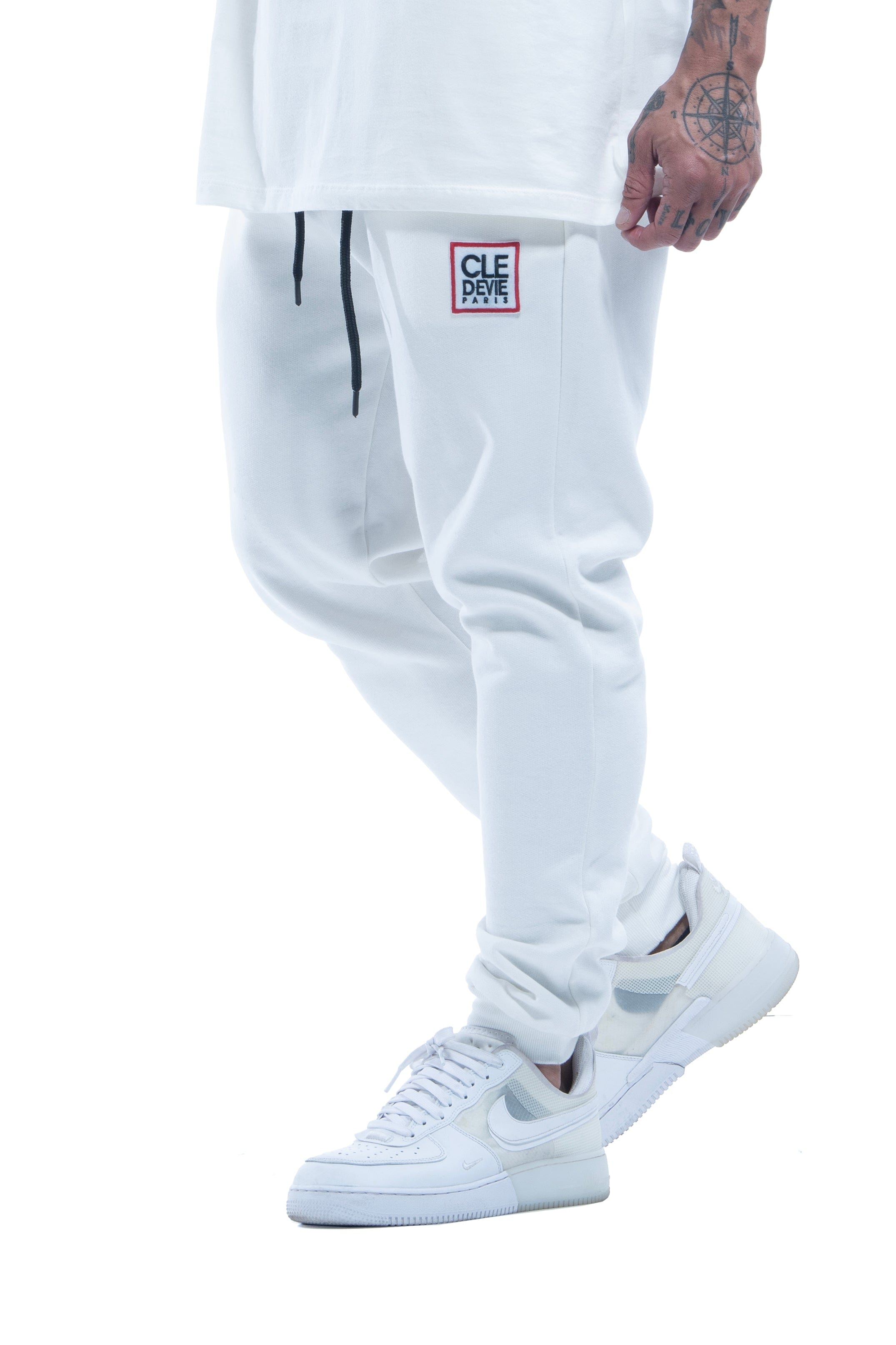 Calça Moletom - Basic White