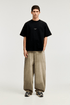 Camiseta Oversized Cledevie - Blur Sinapes