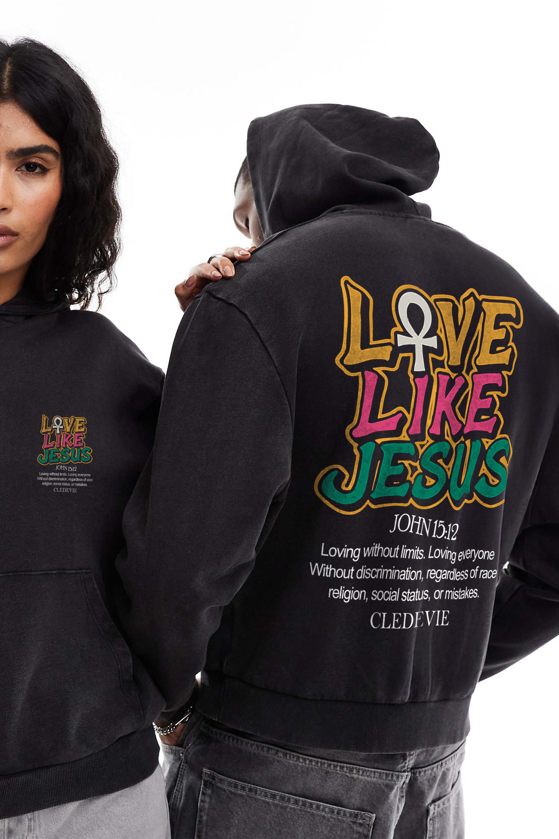 Moletom Capuz Oversized “Direção” – Coleção Sinapse | Cledevie Paris