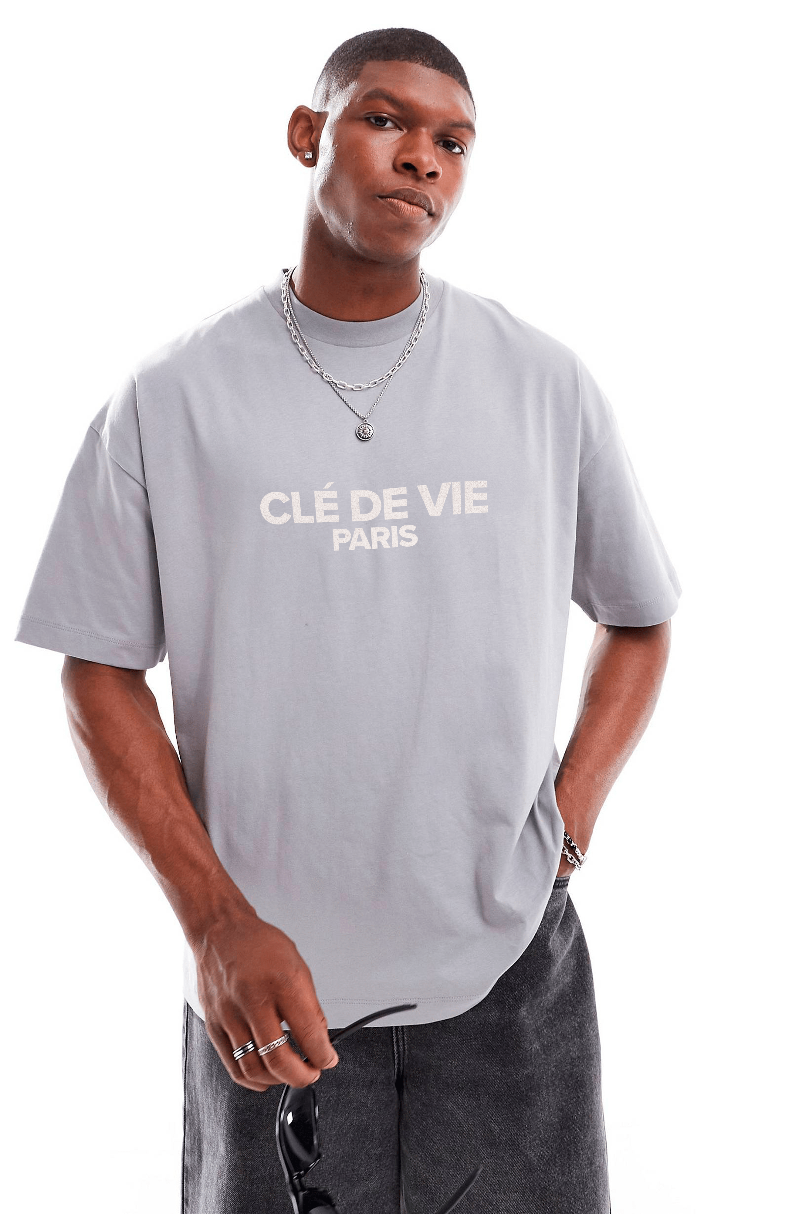 Camiseta Oversized Stoned - Bicolor