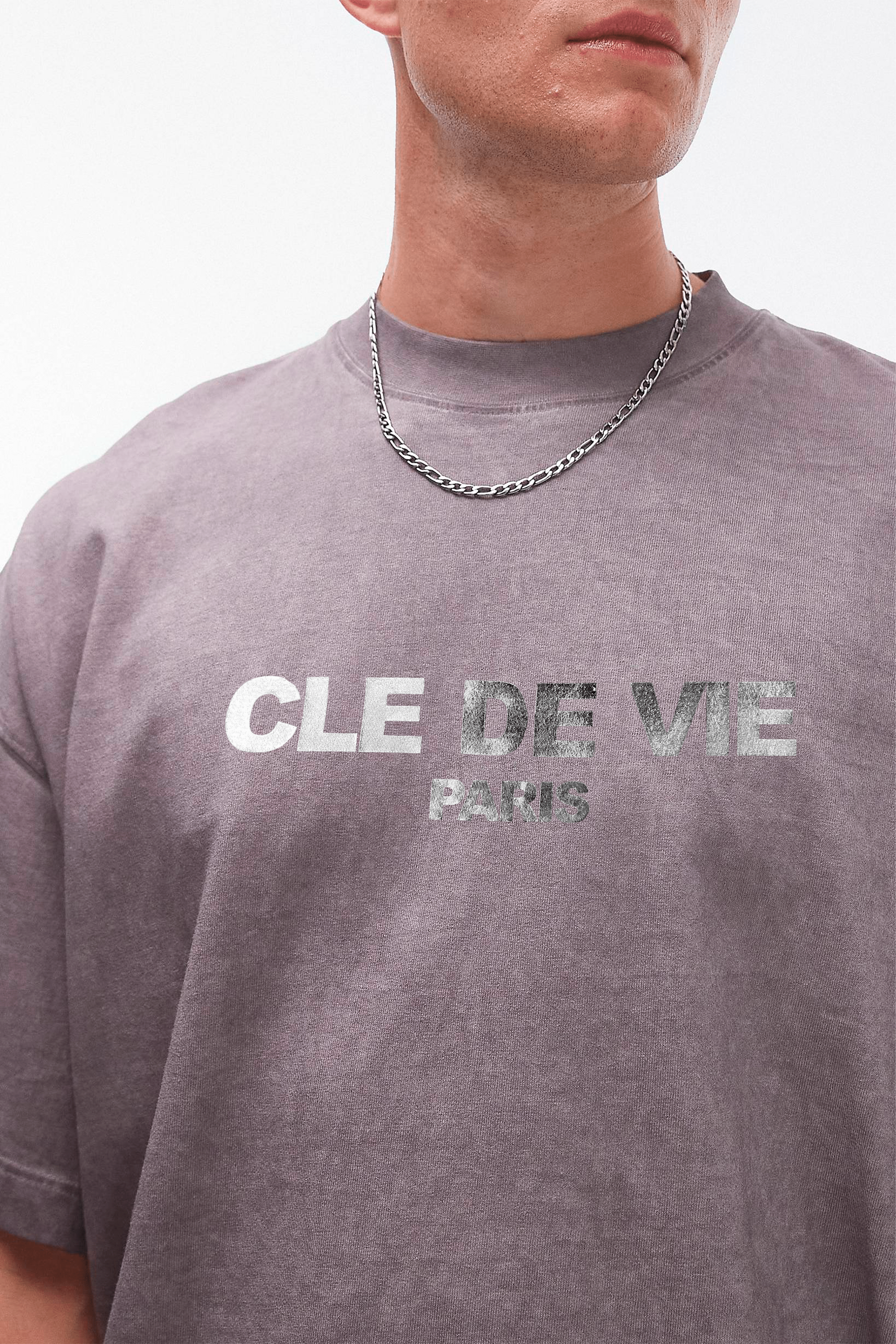 Camiseta Oversized Stoned - Bicolor