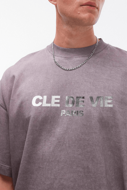 Camiseta Oversized Stoned - Bicolor