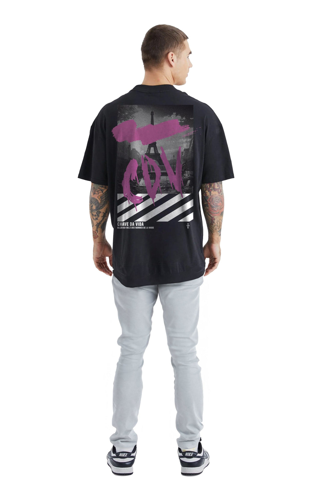 Camiseta Streetwear - Paris Roxo