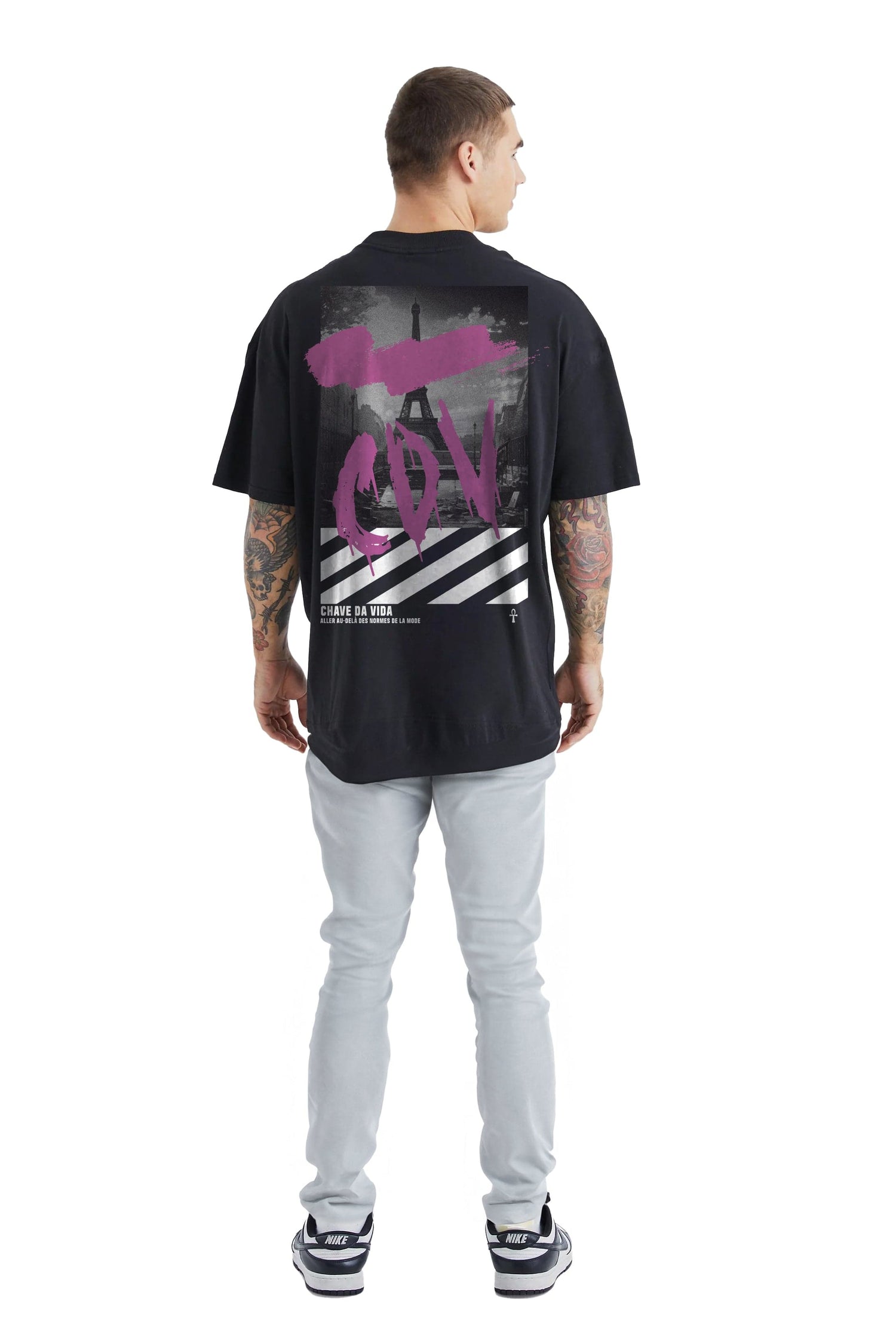 Camiseta Streetwear - Paris Roxo