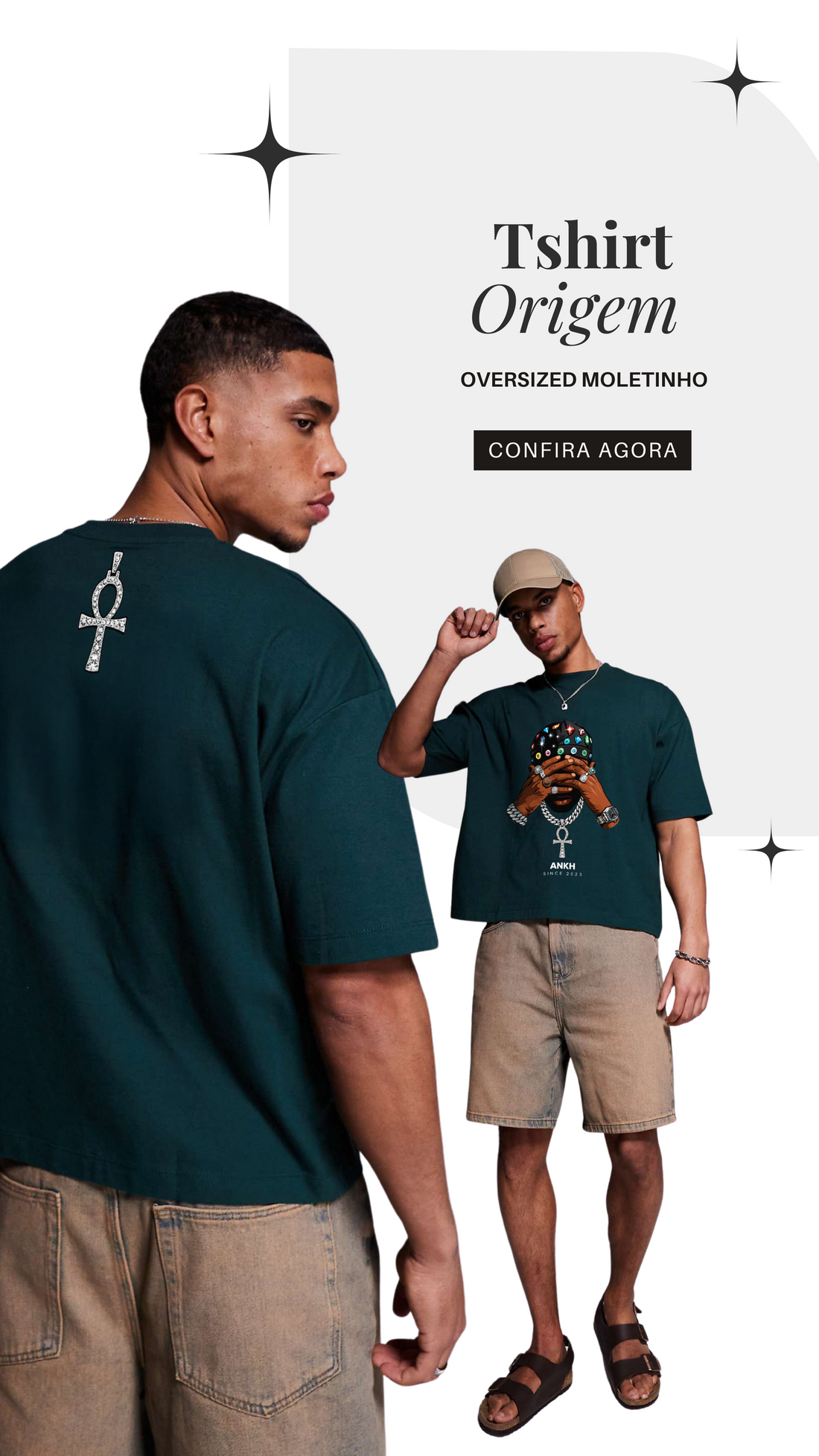 Camiseta oversized Origem Sinapes
