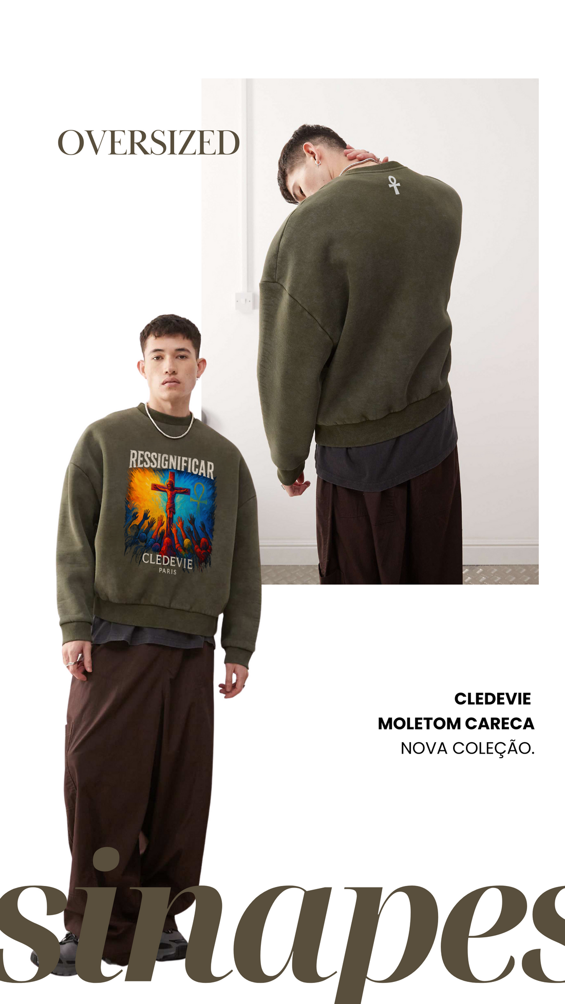 Moletom Cledevie Ascensão Sinapes