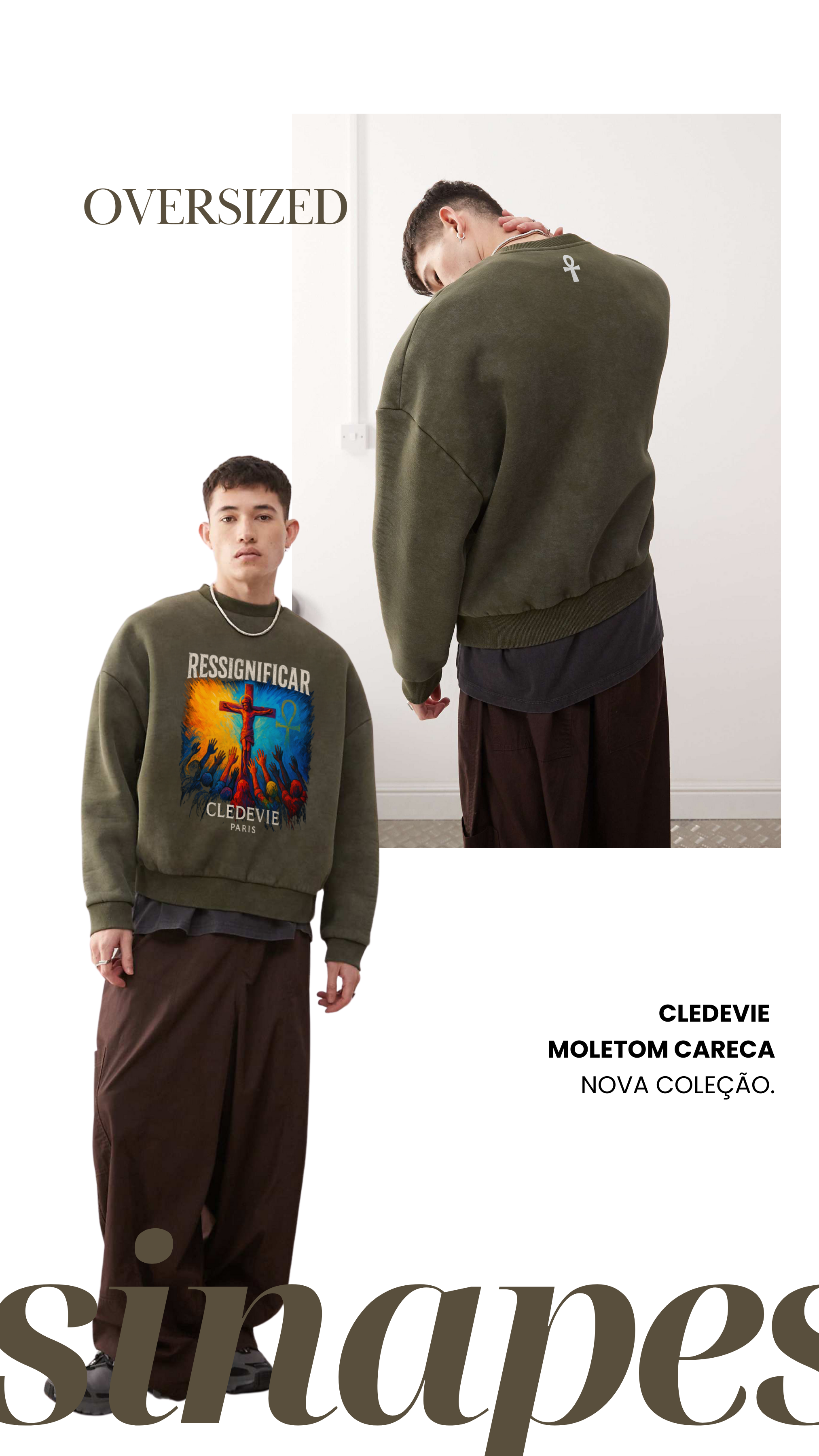 Moletom Cledevie Ascensão Sinapes