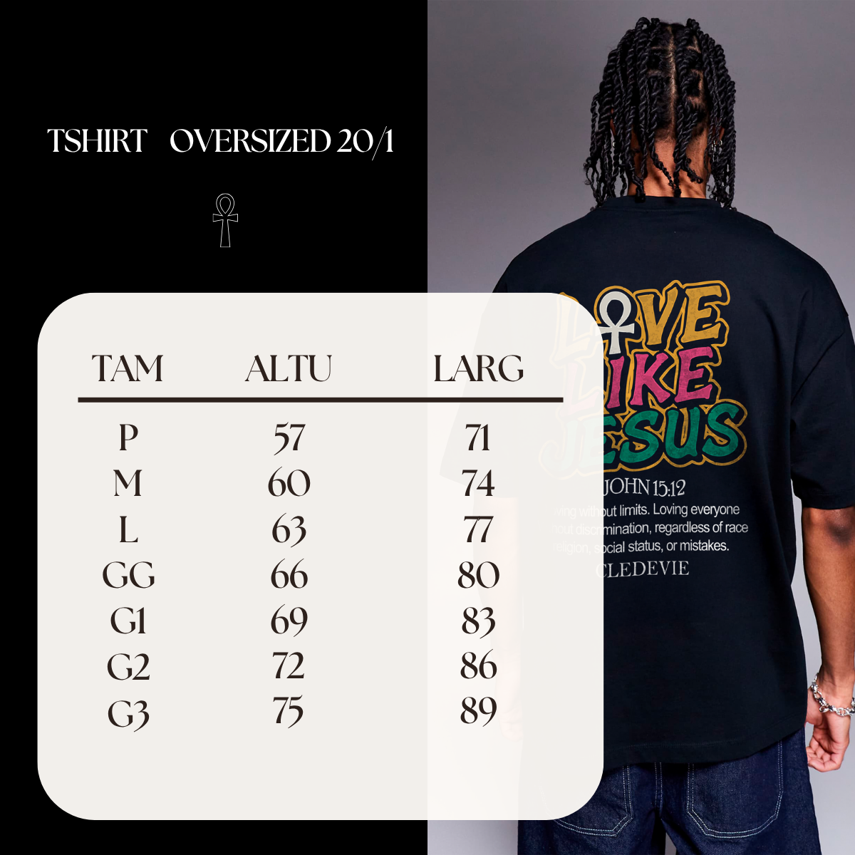 camiseta Oversized Direção Sinapes