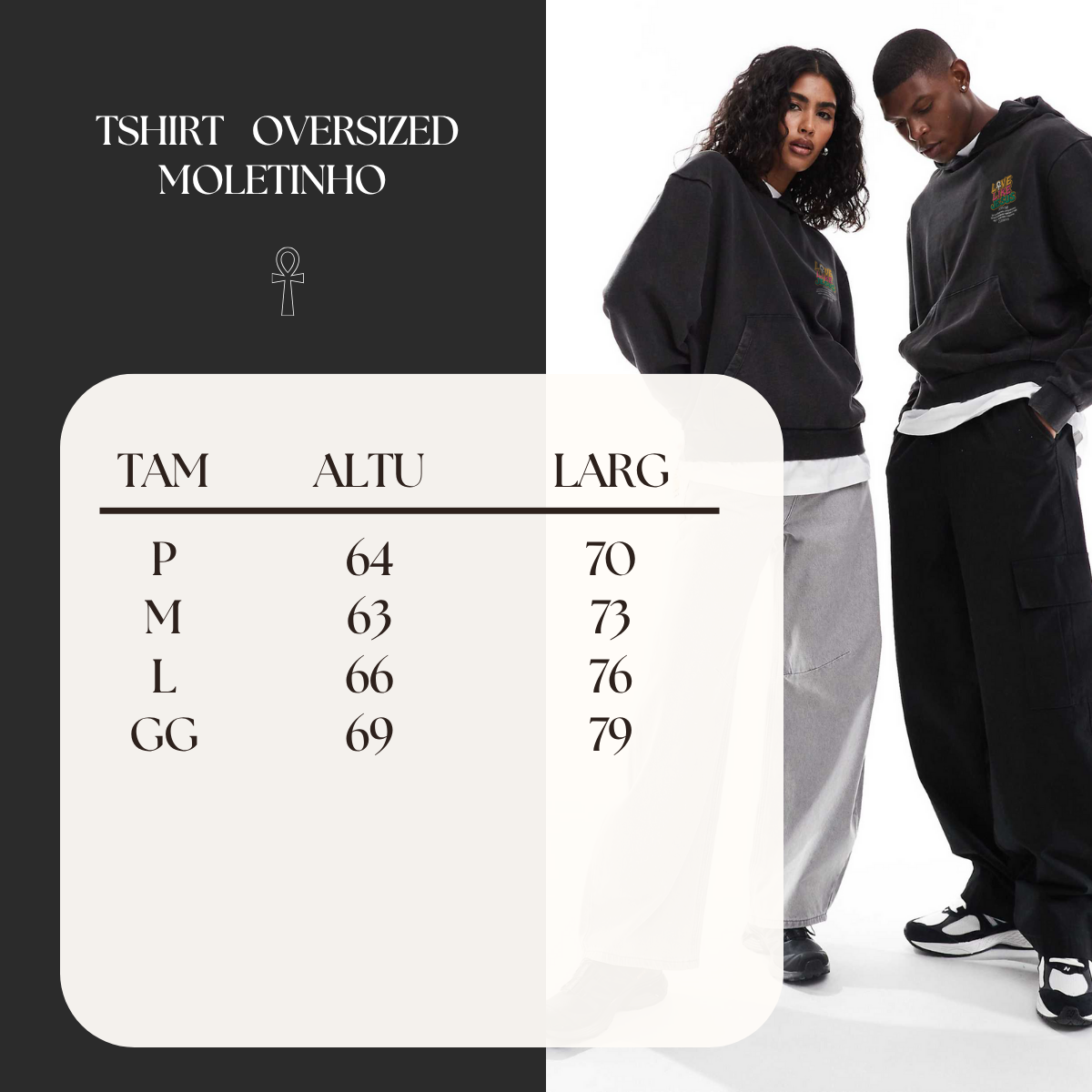 Moletom Capuz Oversized “Direção” – Coleção Sinapse | Cledevie Paris
